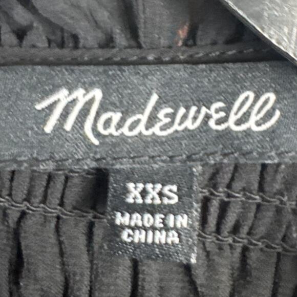 Madewell Georgette Ruffle-Collar Smocked Top in Falling Freesias Boho Flowy XXS - Picture 8 of 10